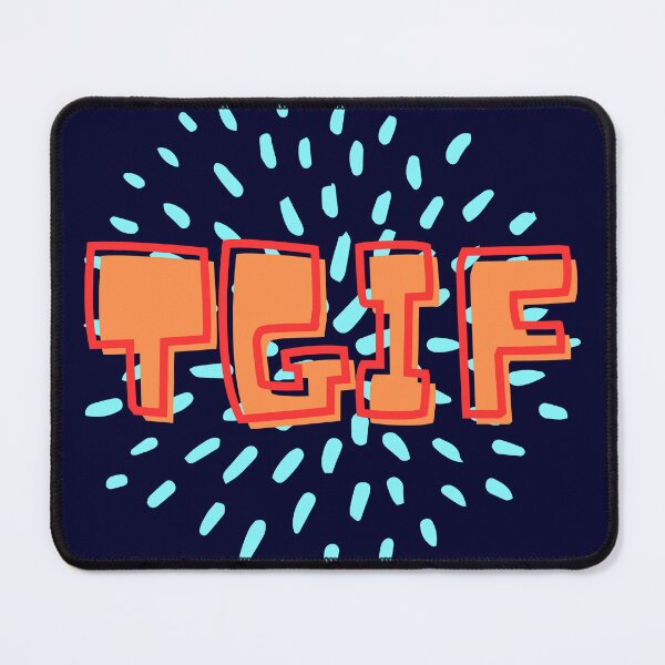 Item preview, TGIF, Friday, Weekday Vibes Trendy Day Of Week designed and sold by iCherryRed.