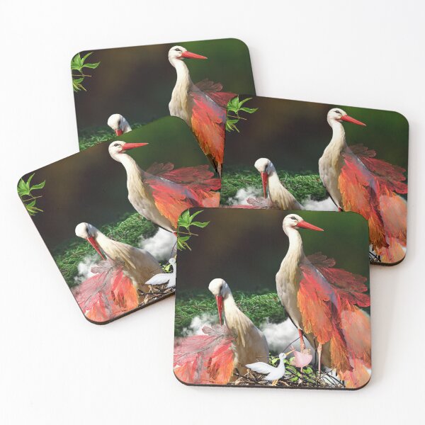 Item preview, The power animal - white stork designed and sold by ManifestYDreams.