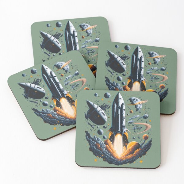 Item preview, Space Rocket  designed and sold by DarbyBastien.