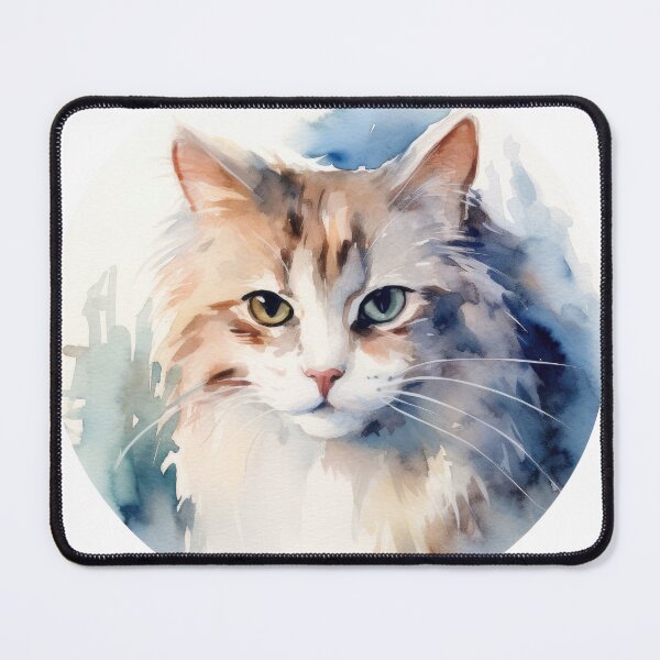 Item preview, A cat painted with watercolors designed and sold by SirCed.