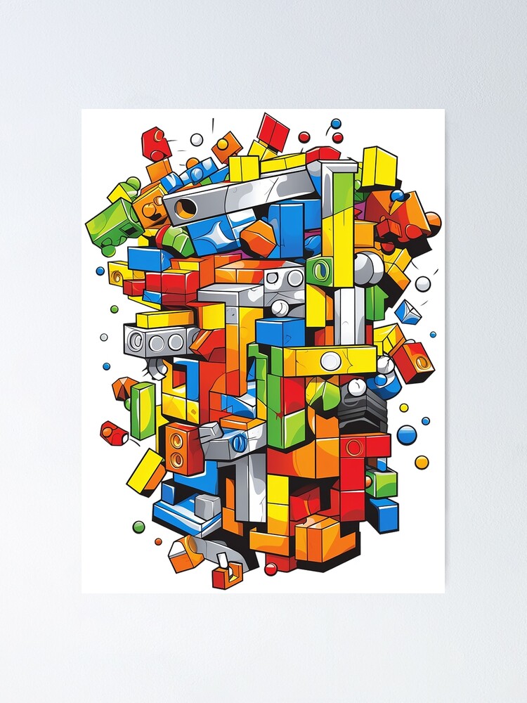 Lego poster online art