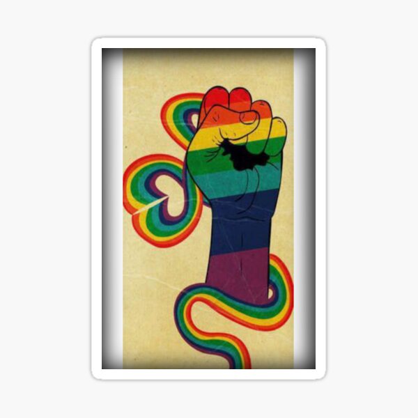 Item preview, LGBTIQ+ fist designed and sold by alondrajac12.