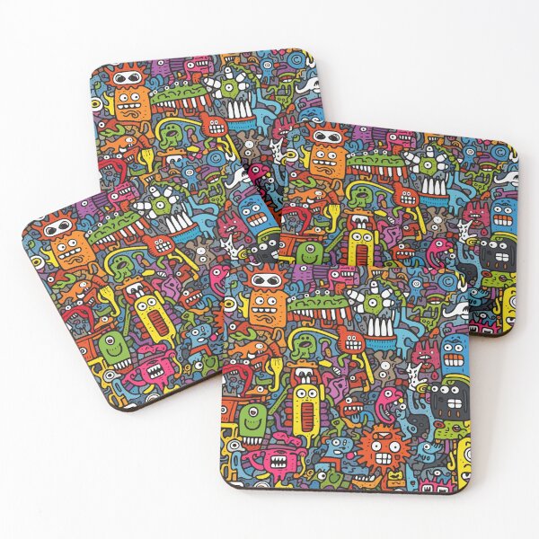 Item preview, Monster Frenzy - pattern designed and sold by Loffartdesign.
