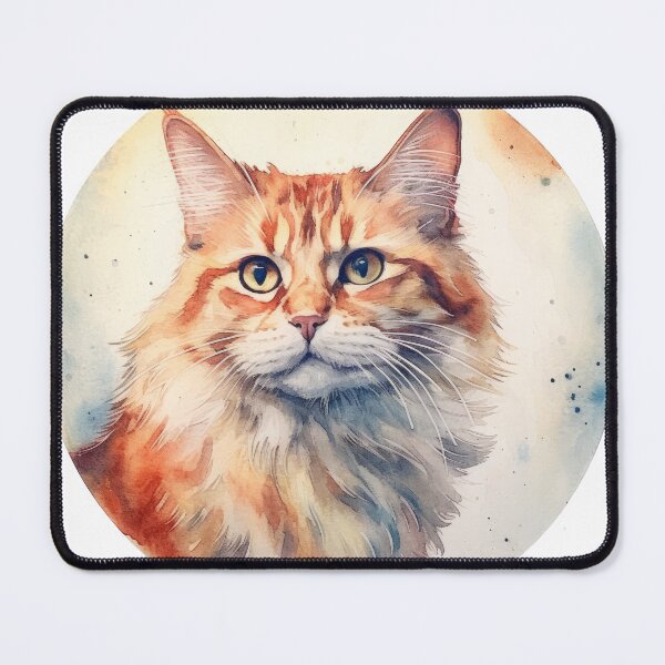 Item preview, A cat painted with watercolors designed and sold by SirCed.
