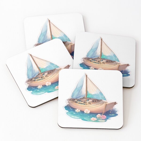 Item preview, Serenity's Voyage: A Whimsical Journey in a Floral Splash designed and sold by WASjourney.