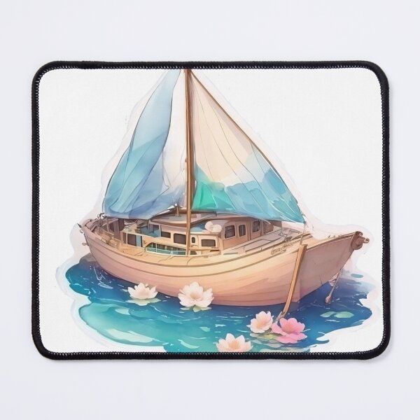 Item preview, Serenity's Voyage: A Whimsical Journey in a Floral Splash designed and sold by WASjourney.