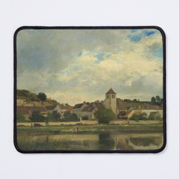 Item preview, The Village of La Celle-sous-Moret | Eugene Lavieille | 1870 Landscape Art designed and sold by CJET.