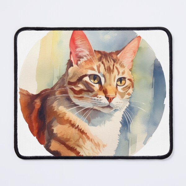 Item preview, A cat painted with watercolors designed and sold by SirCed.