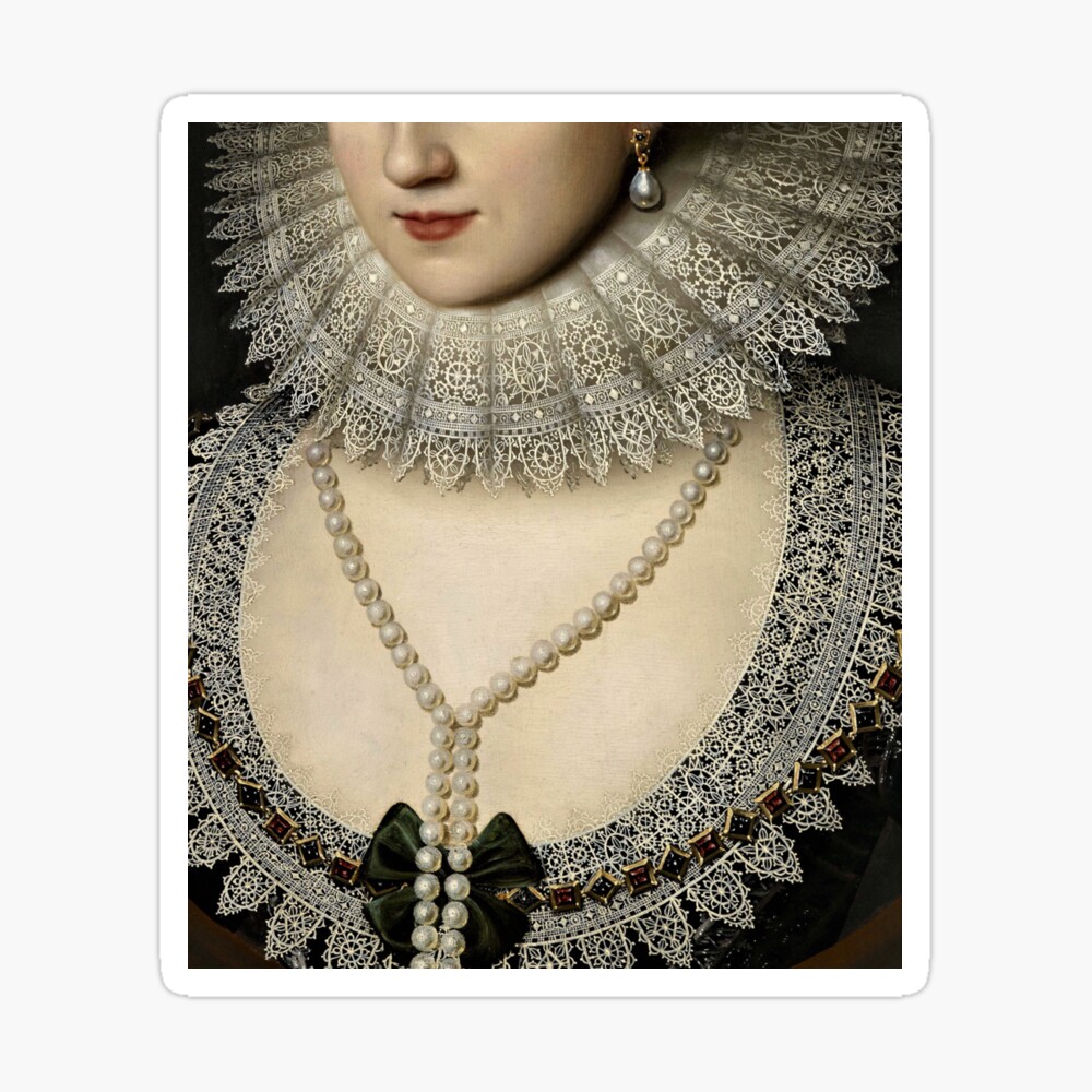 Pearl Necklace - Painting Detail