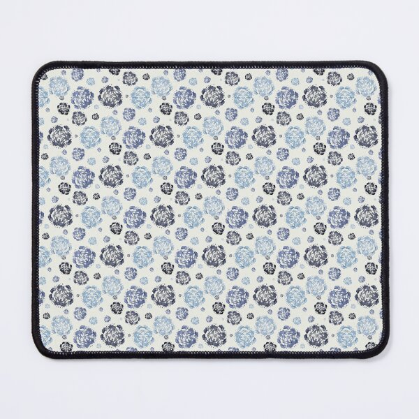 Item preview, Indigo abstract flowers designed and sold by OkopipiDesign.
