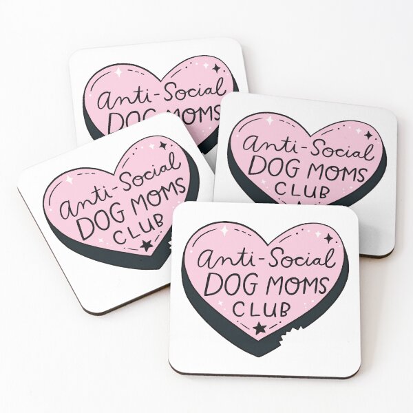 Item preview, Anti-Social Dog Moms Club designed and sold by CynthiaFxo.