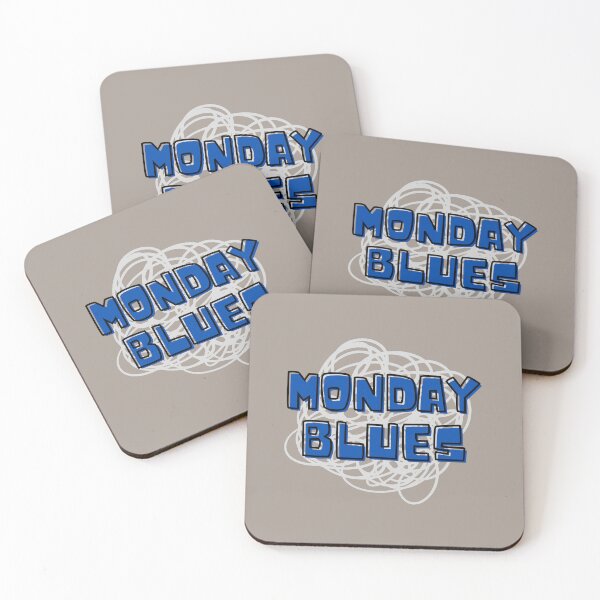 Item preview, Monday Blues, Weekday Vibes Trendy Day Of Week designed and sold by iCherryRed.