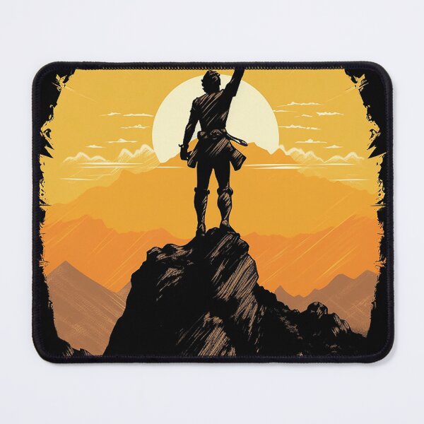 Item preview, Victorious Conqueror on Mountain designed and sold by MuseOfMilo.