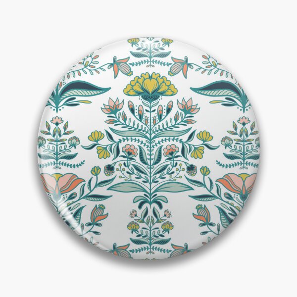 Item preview, Floral Nordic Folklore - white designed and sold by GrisCiel.