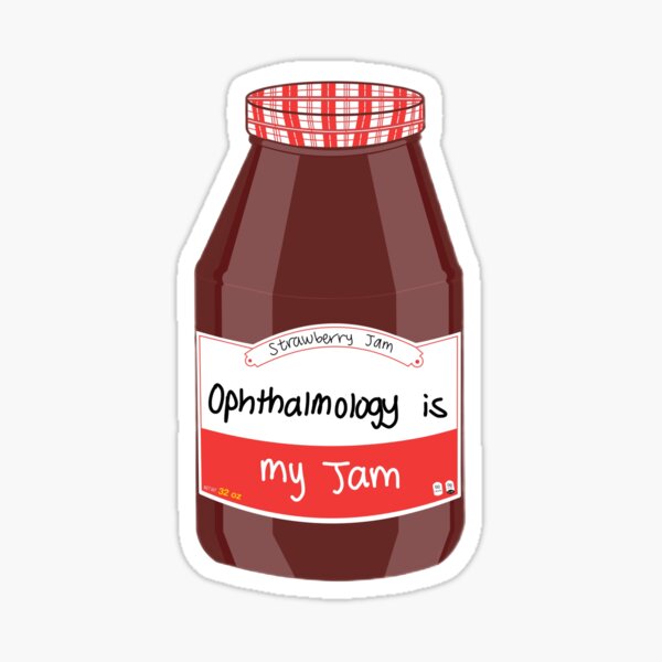 Item preview, Ophthalmology is my Jam designed and sold by peachesandfizz.