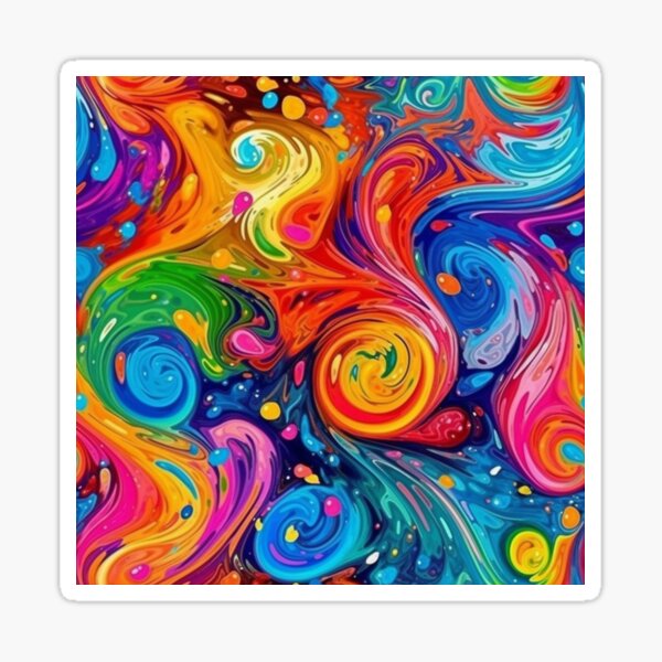 Item preview, Abstract paint swirls designed and sold by BloodRubyz.