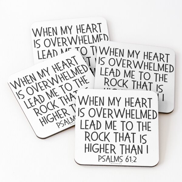 Item preview, Psalms 61:2 Christian Art Print  designed and sold by NichoalKrats.