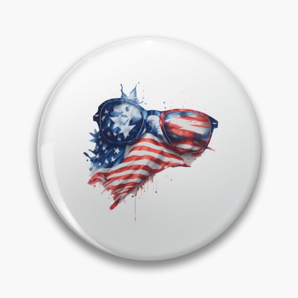 Item preview,  4th of Sunglasses in the color of the American flag designed and sold by jkrphoto.