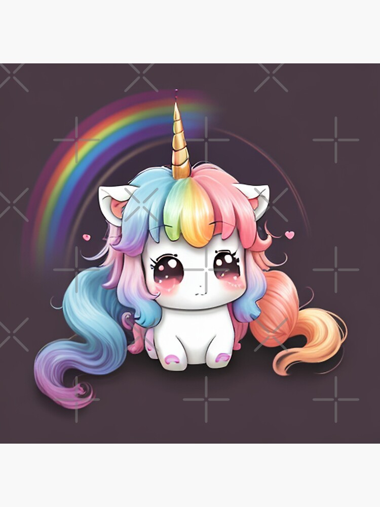 Chibi Girl's Unicorn Friend: Adorable Anime-Style by WabiSabiWonders on  DeviantArt