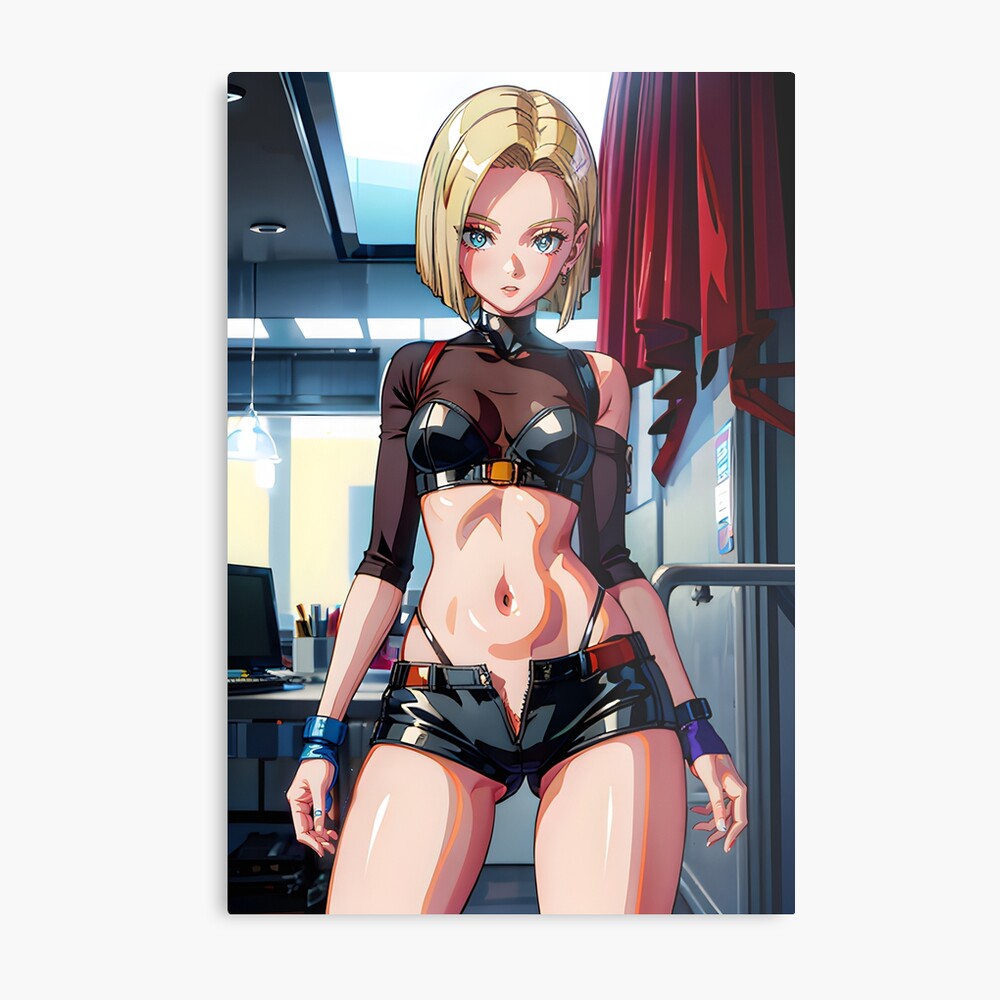 Android 18 (old anime style) | Art Board Print