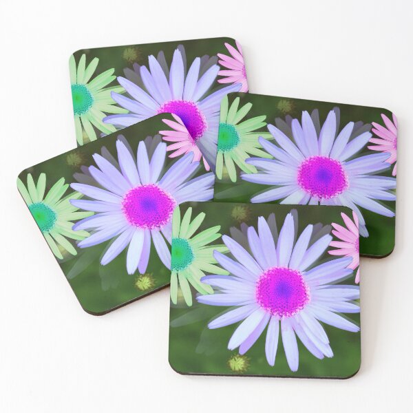 Item preview, Multi-colored Pastel Daisy Trio designed and sold by BostonArcImage.