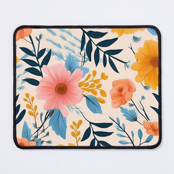 Item preview, Flor de verano acrílica pastel | patrón floral brillante designed and sold by BoredF.