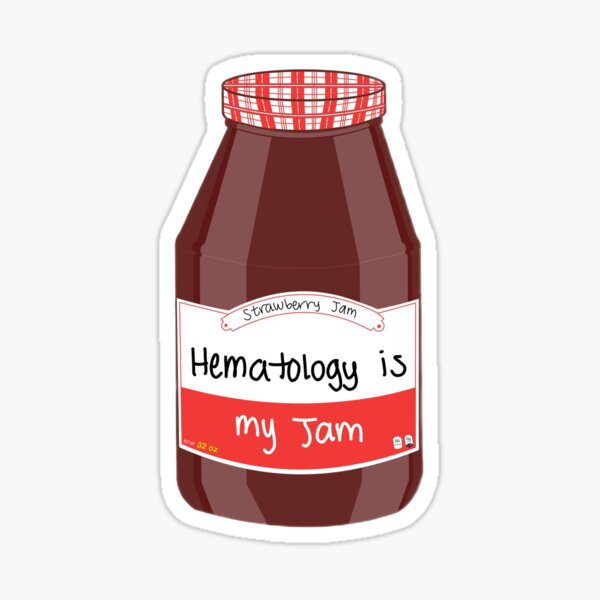 Item preview, Hematology is my Jam designed and sold by peachesandfizz.