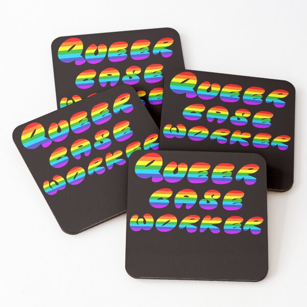 Item preview, Queer Case Worker, LGBTQIA Pride designed and sold by ShopULove.