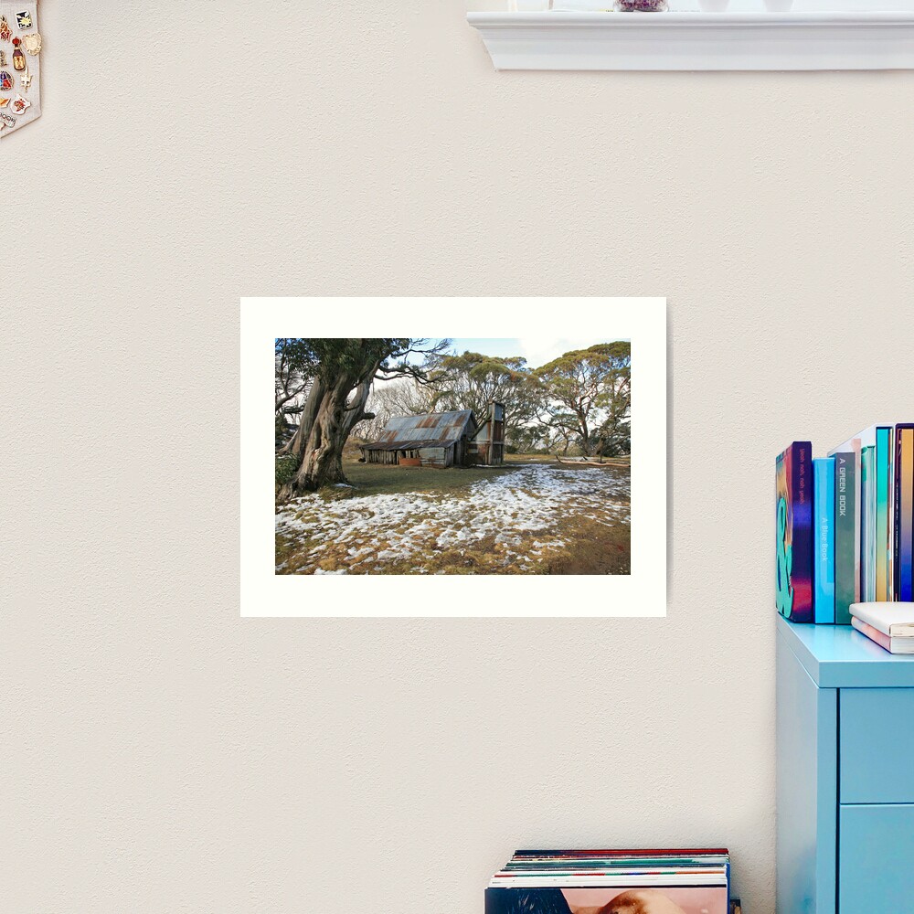 Wallace Hut, Falls Creek, Australia Art Print
