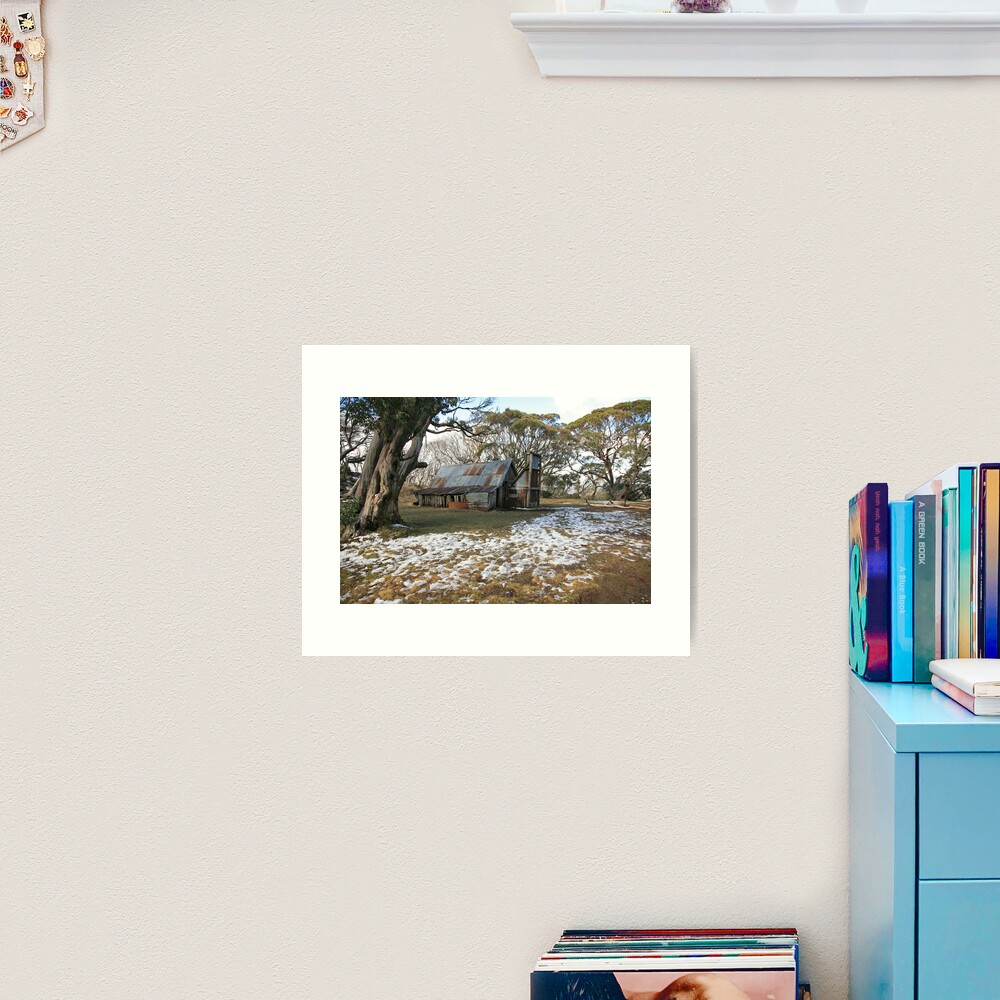 Wallace Hut, Falls Creek, Australia Art Print