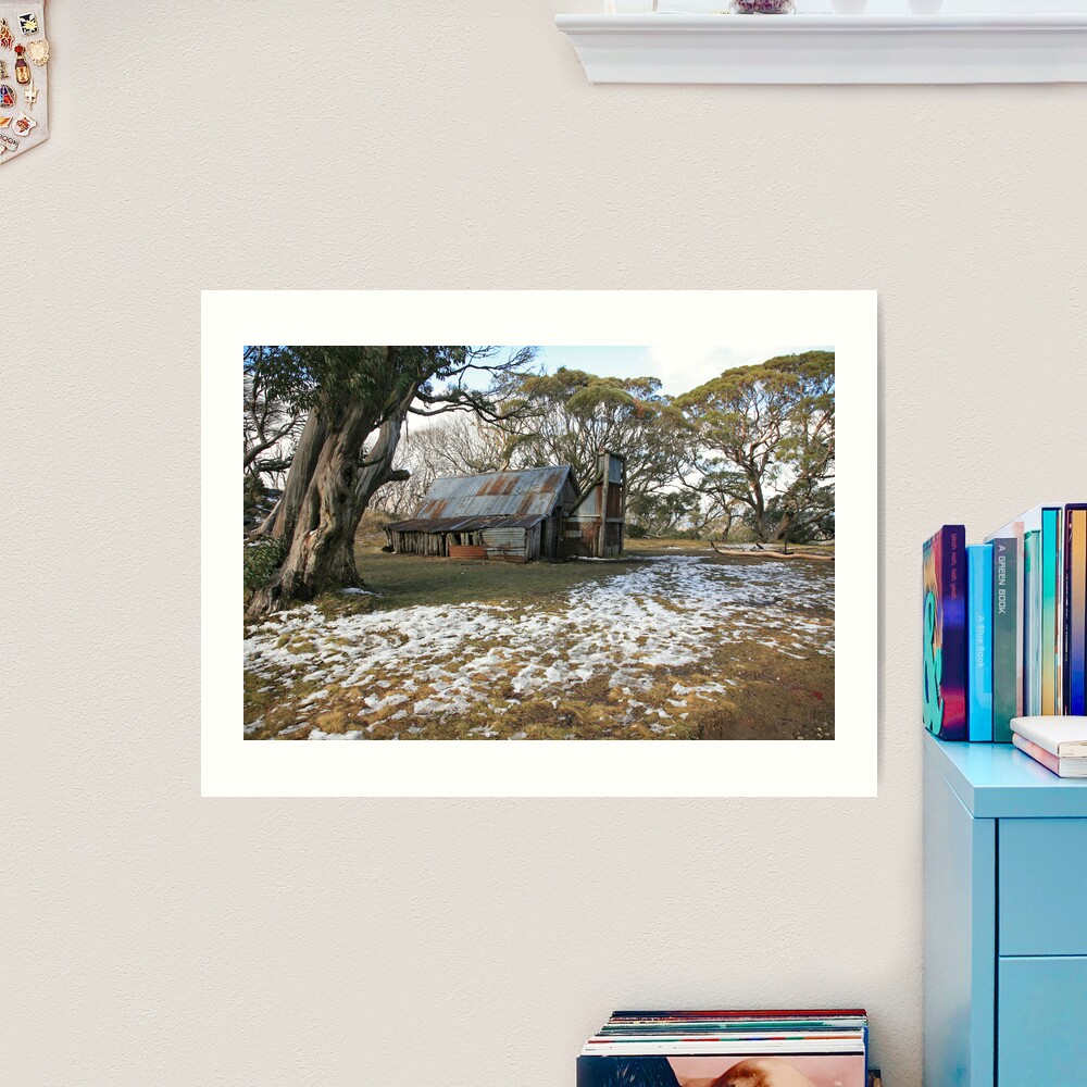 Wallace Hut, Falls Creek, Australia Art Print