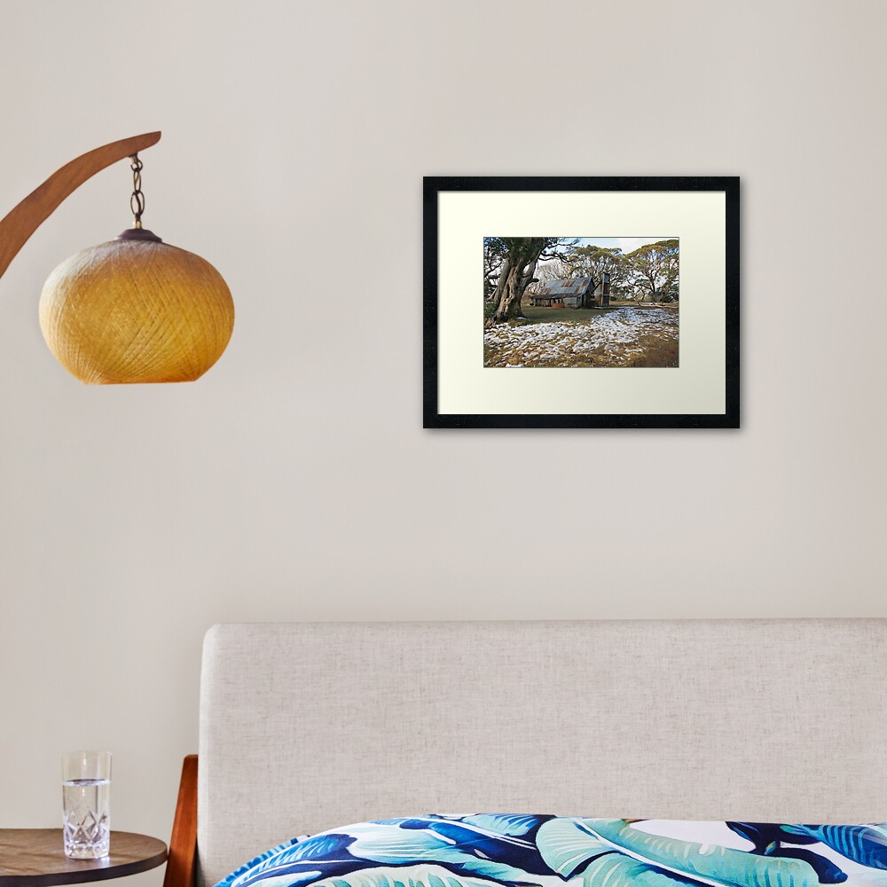 Wallace Hut, Falls Creek, Australia Framed Art Print