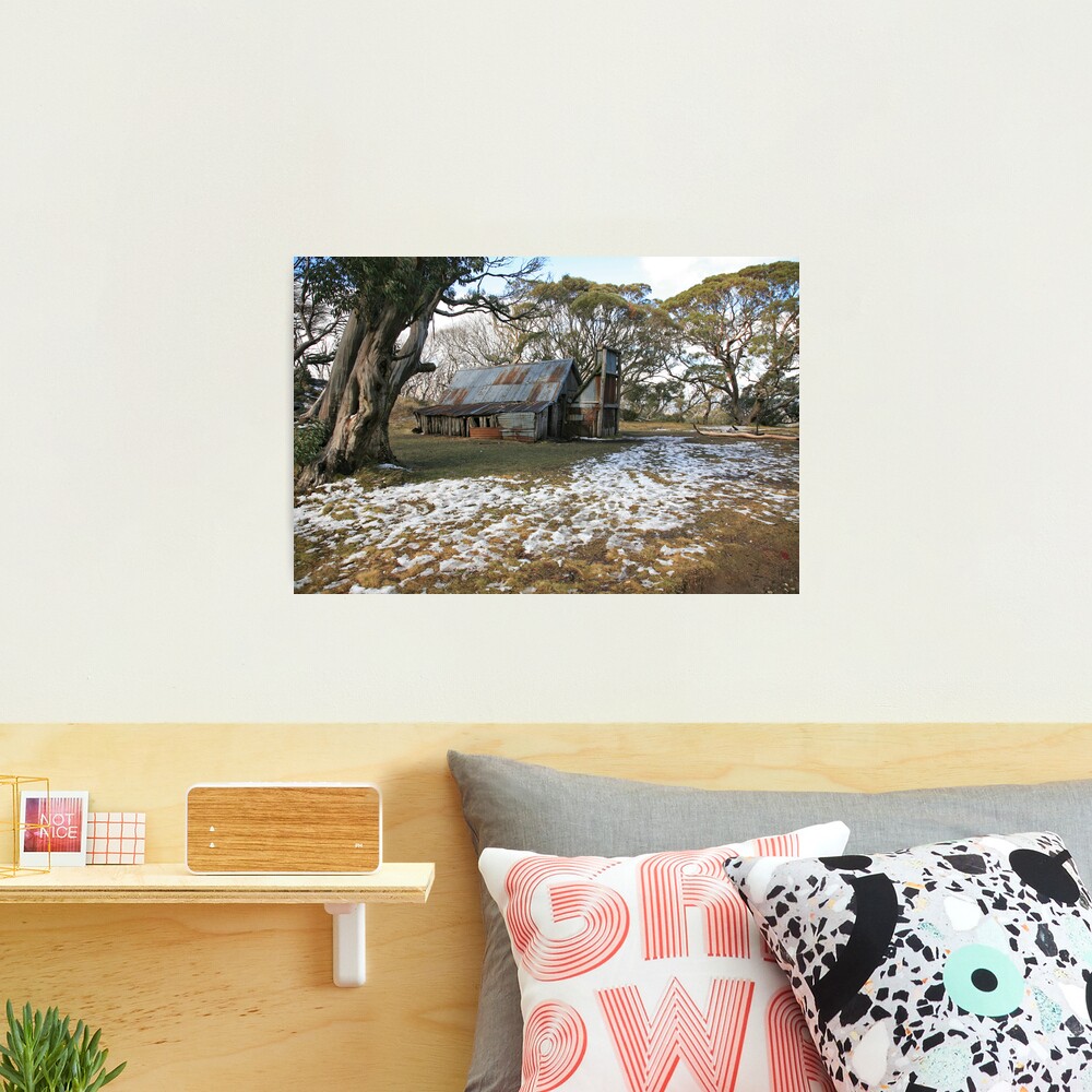 Wallace Hut, Falls Creek, Australia Photographic Print