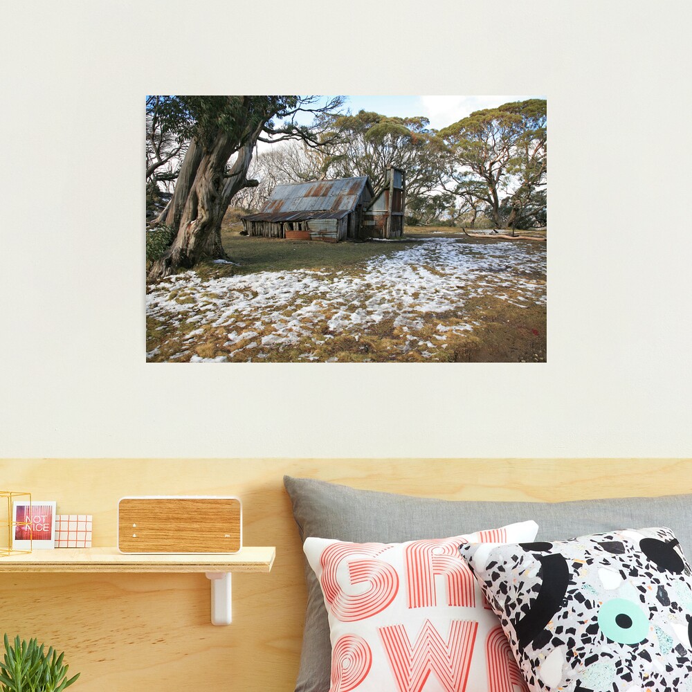 Wallace Hut, Falls Creek, Australia Photographic Print