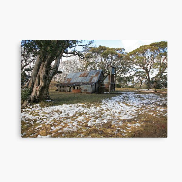 Wallace Hut, Falls Creek, Australia Canvas Print