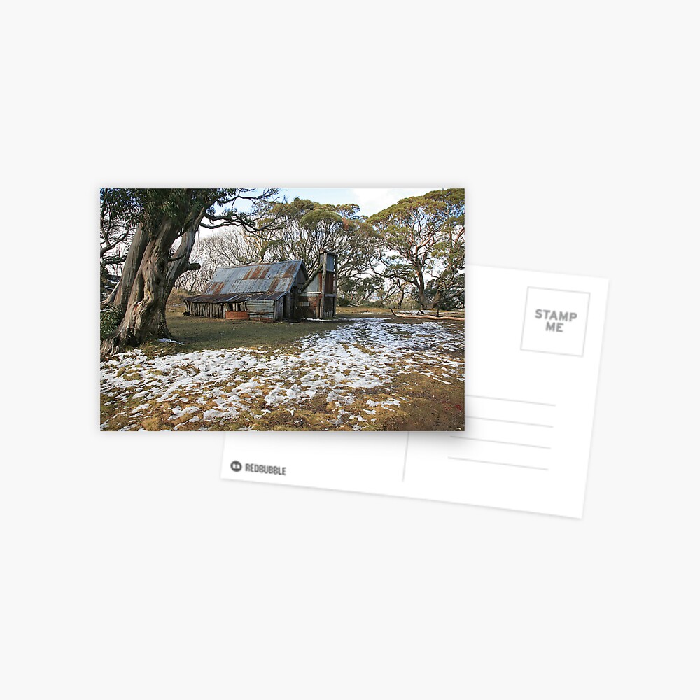 Wallace Hut, Falls Creek, Australia Postcard