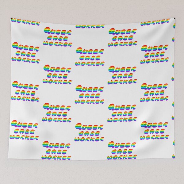 Item preview, Queer Case Worker, LGBTQIA Pride designed and sold by ShopULove.