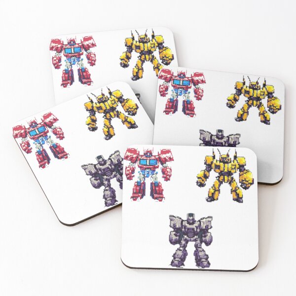 Item preview, Transformers Characters Pixelated Stickers Pack  designed and sold by FlowFlex.