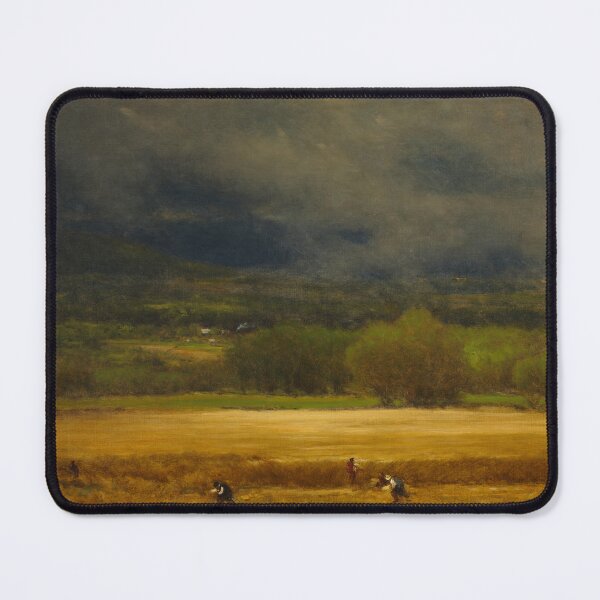 Item preview, The Wheat Field | George Inness | 1877 American Landscape Art designed and sold by CJET.
