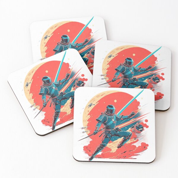 Item preview, "Galactic Swordsman": astronaut with sword" designed and sold by Designsmaxi.