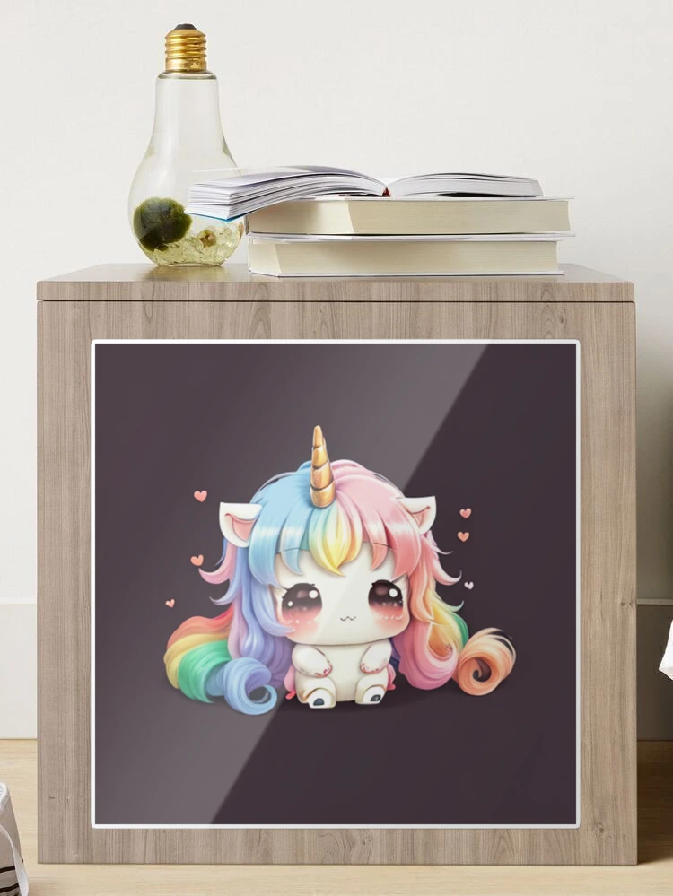 Whimsical Wonders: Embrace the Adorable Charm of Cute Rainbow Pink Unicorns  Unicorn Sticker for Sale by shypixels