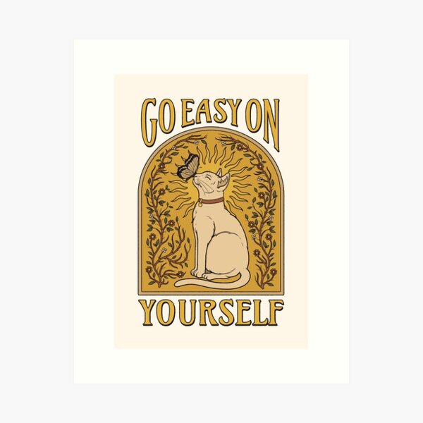 Item preview, Go Easy on Yourself designed and sold by Thiago Corrêa.