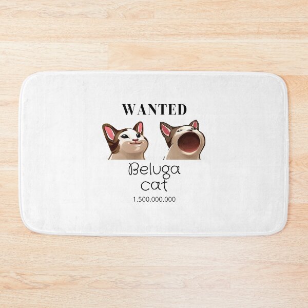 Item preview, Cat Beluga, Wanted Dead or Alive   designed and sold by InkKatKrafts.