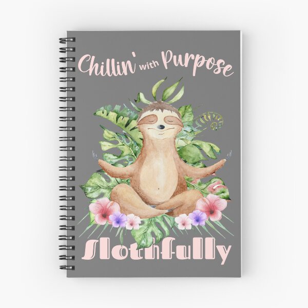 Item preview, Chillin' With Purpose Slothfully - Sloth Lovers Motivation Quote designed and sold by Heartee.