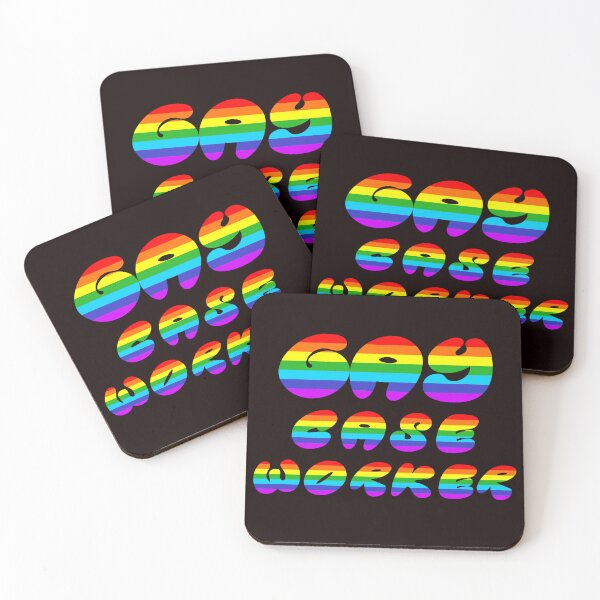 Item preview, Gay Case Worker, LGBTQIA Pride designed and sold by ShopULove.