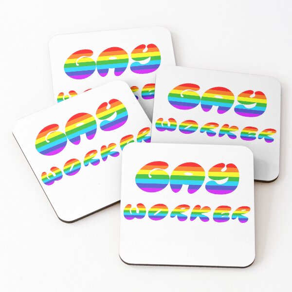 Item preview, Gay Worker, LGBTQIA Pride designed and sold by ShopULove.