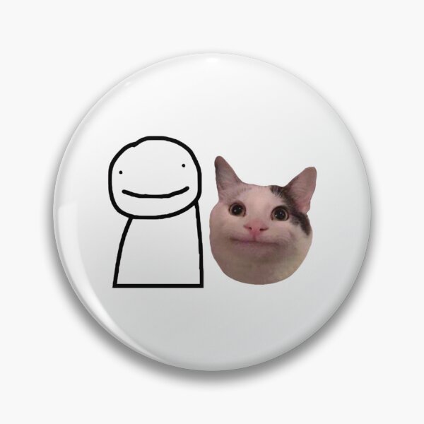 Beluga Cat Discord Meme Pins and Buttons for Sale