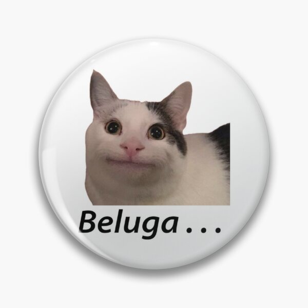 beluga cat discord meme Greeting Card for Sale by anins-azuree