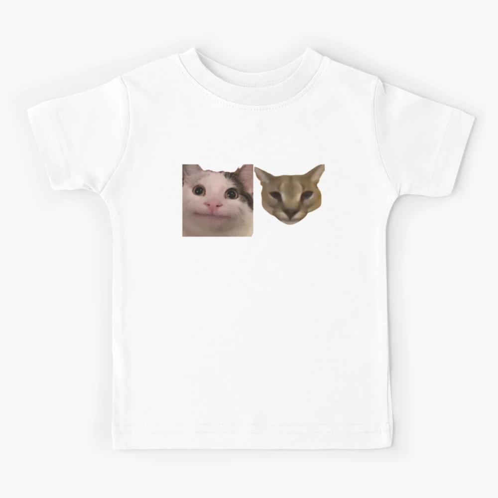 Beluga Cat Wallpaper Kids T-Shirts for Sale