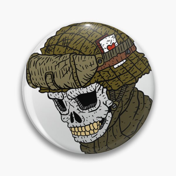 Item preview, skull soldier. badass military emblem. designed and sold by MercerSparkle87.